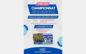 Championnat départemental Indoor U14 - U16