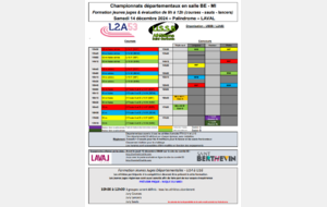 Départementaux Indoor U14 - U16