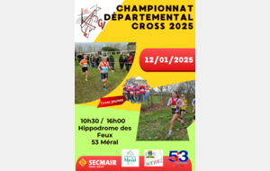 Départementaux cross long et jeunes