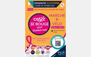 Cossé se Bouge pour Octobre Rose