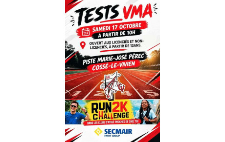 Test VMA - Run2K Challenge